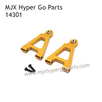 MJX Hyper Go 14301 RC Car Upgrade Parts Metal Front Lower Swing Arm Gold