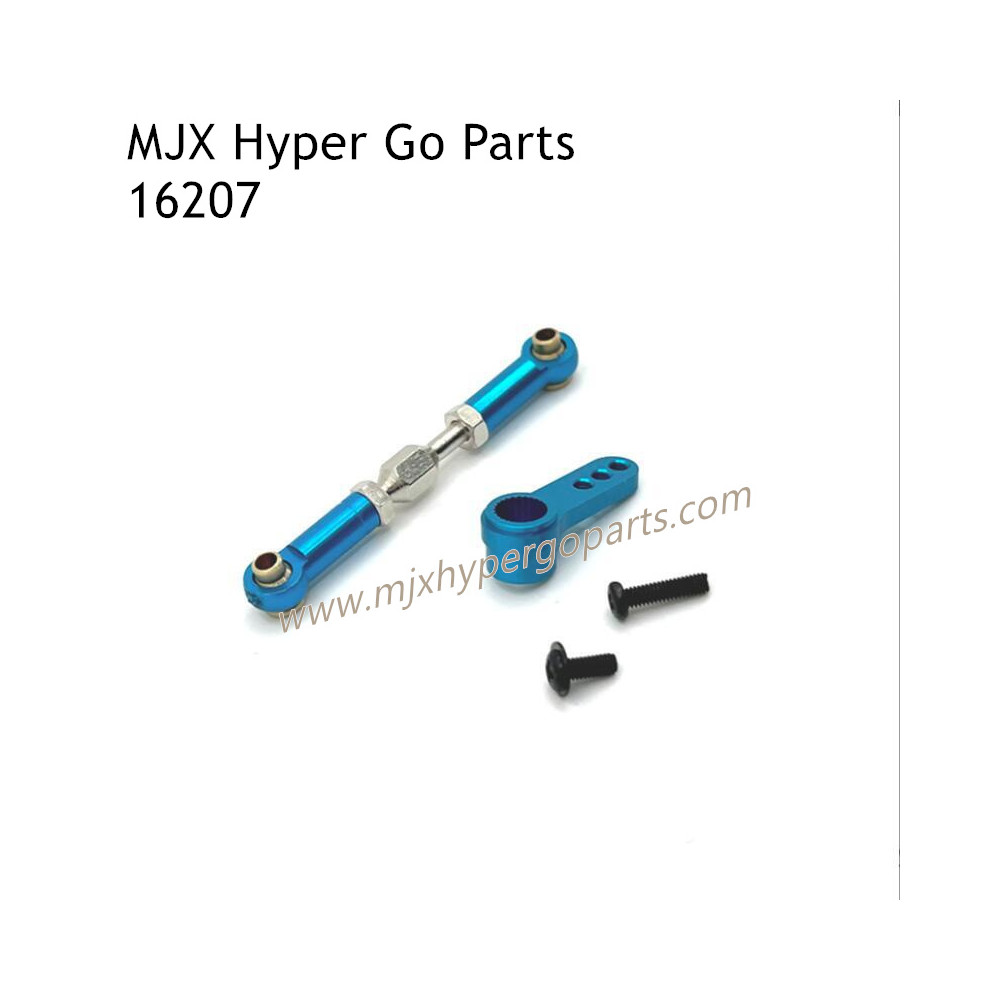 MJX Hyper Go 16207 RC Car Upgrade Parts Front Steering Connect Rod and Arm Blue MJX Hyper Go 16207 RC Car Upgrade Parts Front Steering Connect Rod and Arm Blue