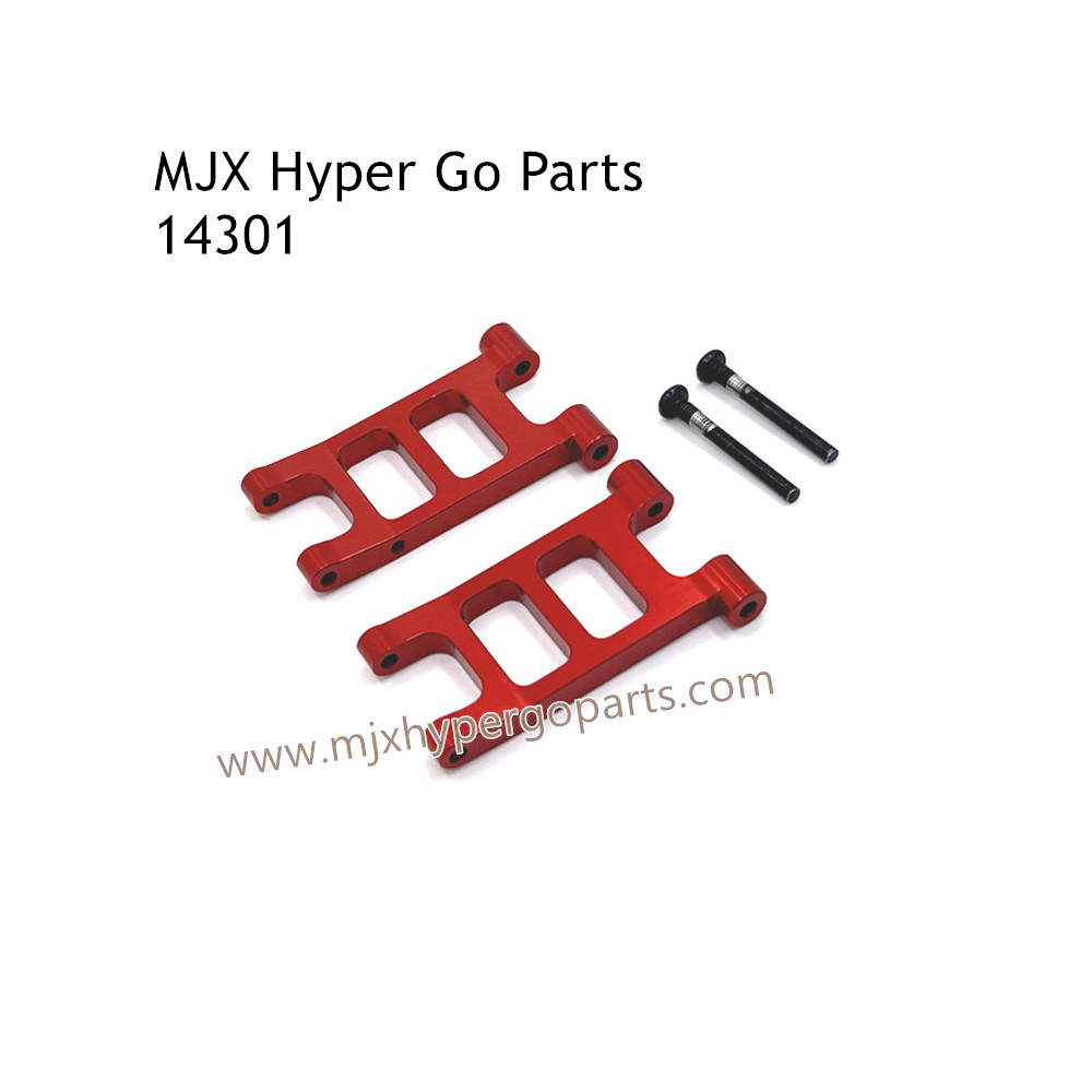 MJX Hyper Go 14301 RC Car Upgrade Parts Metal Rear Lower Swing Arm Red MJX Hyper Go 14301 RC Car Upgrade Parts Metal Rear Lower Swing Arm Red