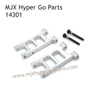 MJX Hyper Go 14301 RC Car Upgrade Parts Metal Rear Lower Swing Arm Silver