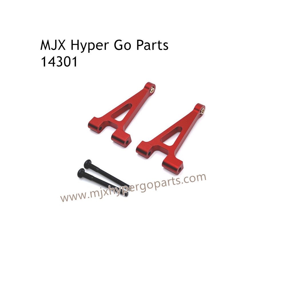 MJX Hyper Go 14301 RC Car Upgrade Parts Metal Rear Upper Swing Arm Red MJX Hyper Go 14301 RC Car Upgrade Parts Metal Rear Upper Swing Arm Red
