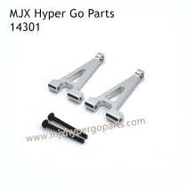 MJX Hyper Go 14301 RC Car Upgrade Parts Metal Rear Upper Swing Arm Silver