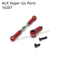 MJX Hyper Go 16207 RC Car Upgrade Parts Front Steering Connect Rod and Arm Red