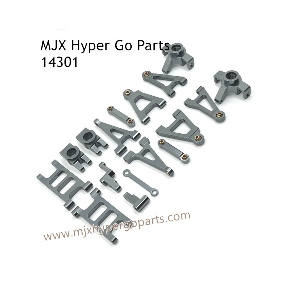 MJX Hyper Go 14301 RC Car Upgrade Parts Metal Parts List Gray MJX Hyper Go 14301 RC Car Upgrade Parts Metal Parts List Gray