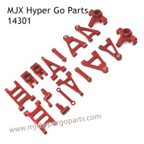 MJX Hyper Go 14301 RC Car Upgrade Parts Metal Parts List Red