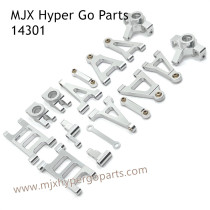 MJX Hyper Go 14301 RC Car Upgrade Parts Metal Parts List Silver