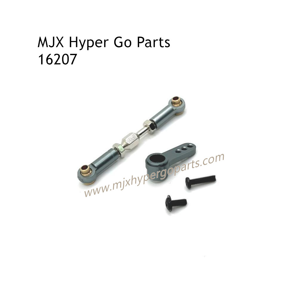 MJX Hyper Go 16207 RC Car Upgrade Parts Front Steering Connect Rod and Arm Gray MJX Hyper Go 16207 RC Car Upgrade Parts Front Steering Connect Rod and Arm Gray