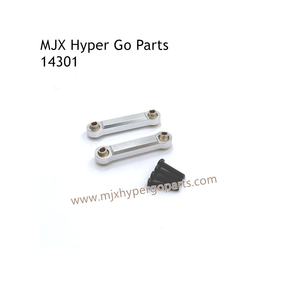 MJX Hyper Go 14301 RC Car Upgrade Parts Metal Connect Rods Silver MJX Hyper Go 14301 RC Car Upgrade Parts Metal Connect Rods Silver