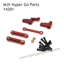 MJX Hyper Go 14301 RC Car Upgrade Parts Connect Rod and Steering Kit Red