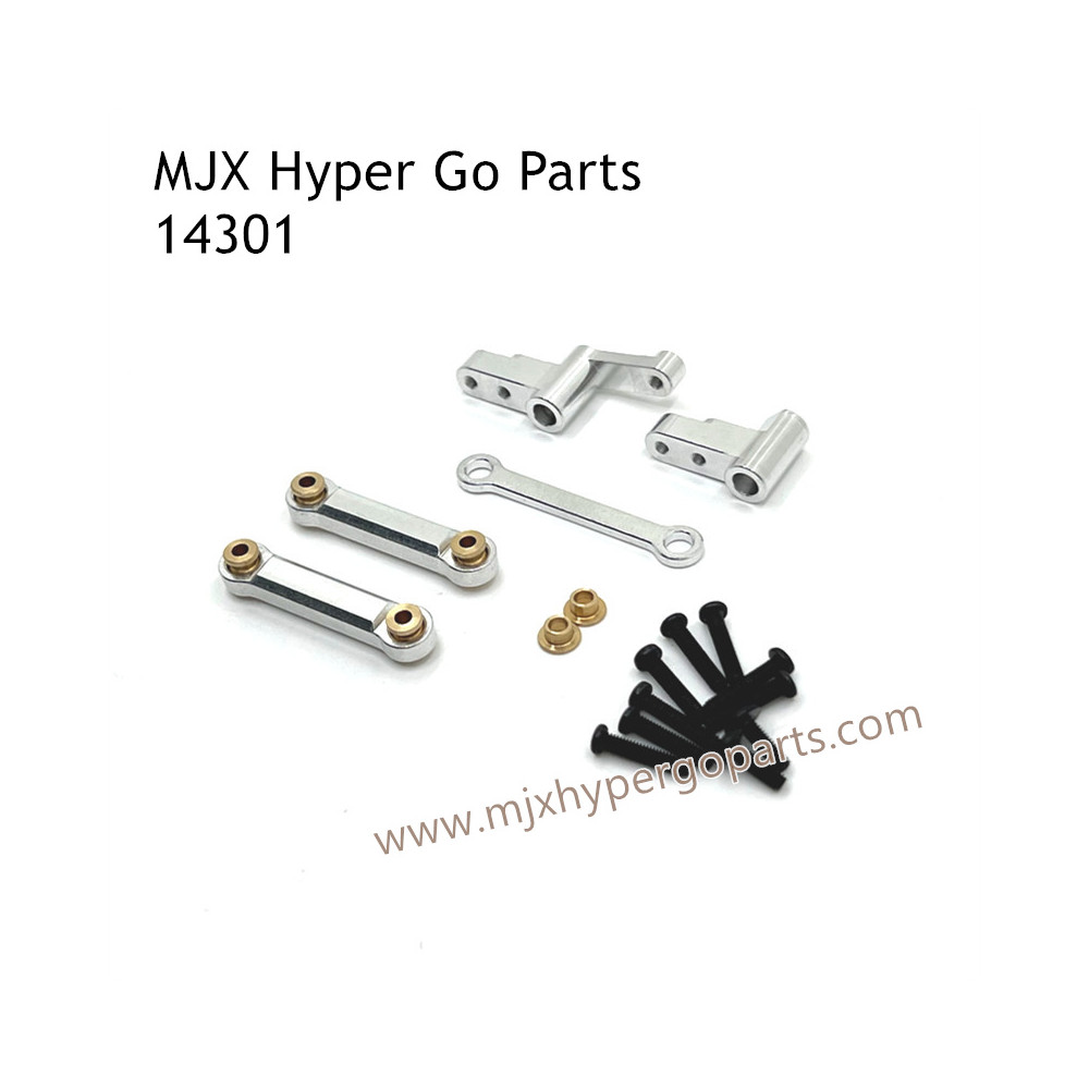 MJX Hyper Go 14301 RC Car Upgrade Parts Connect Rod and Steering Kit Silver MJX Hyper Go 14301 RC Car Upgrade Parts Connect Rod and Steering Kit Silver