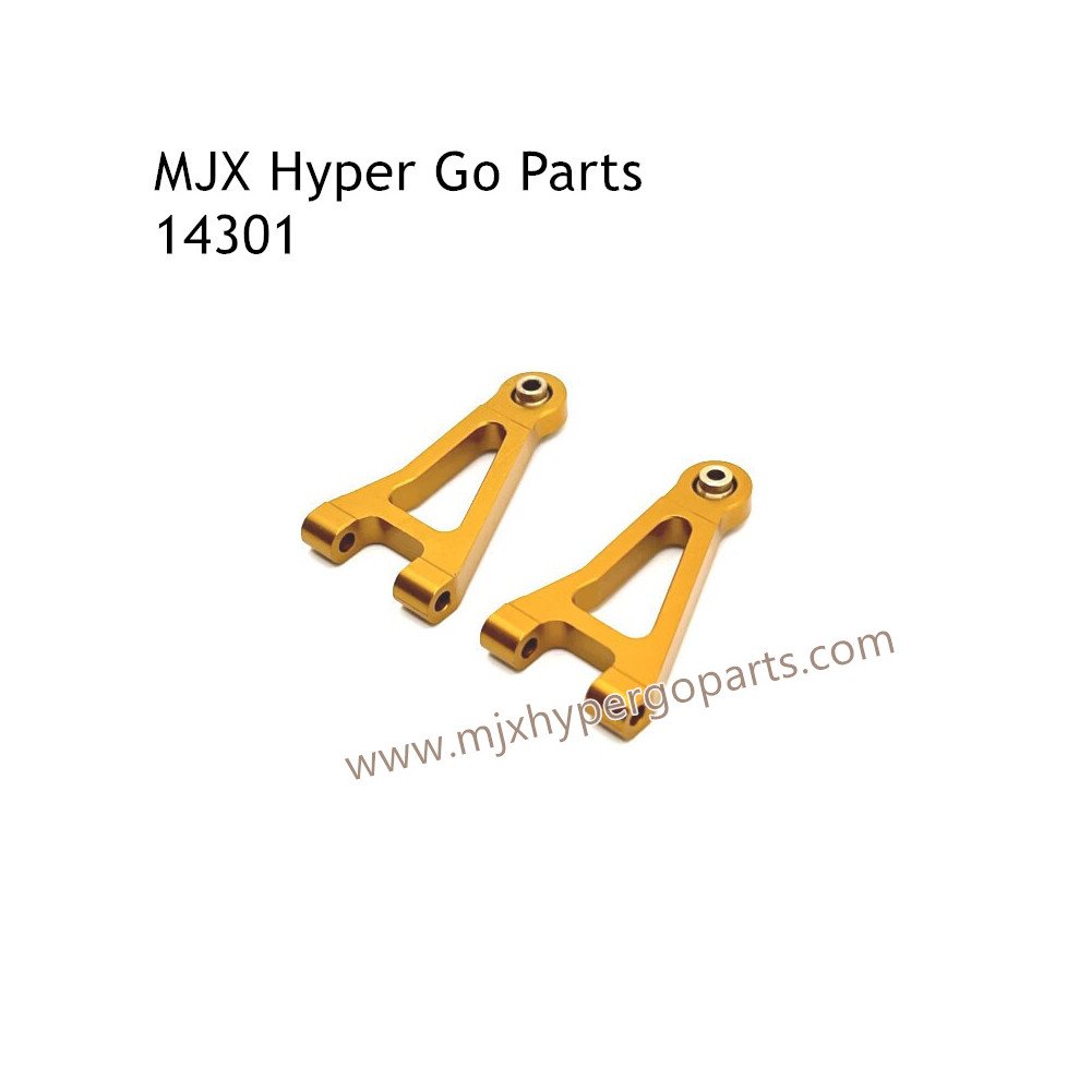 MJX Hyper Go 14301 RC Car Upgrade Parts Front Upper Swing Arm Gold