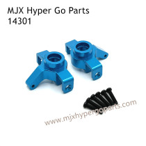 MJX Hyper Go 14301 RC Car Upgrade Parts Front Steering Cups Blue