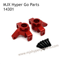 MJX Hyper Go 14301 RC Car Upgrade Parts Front Steering Cups Red