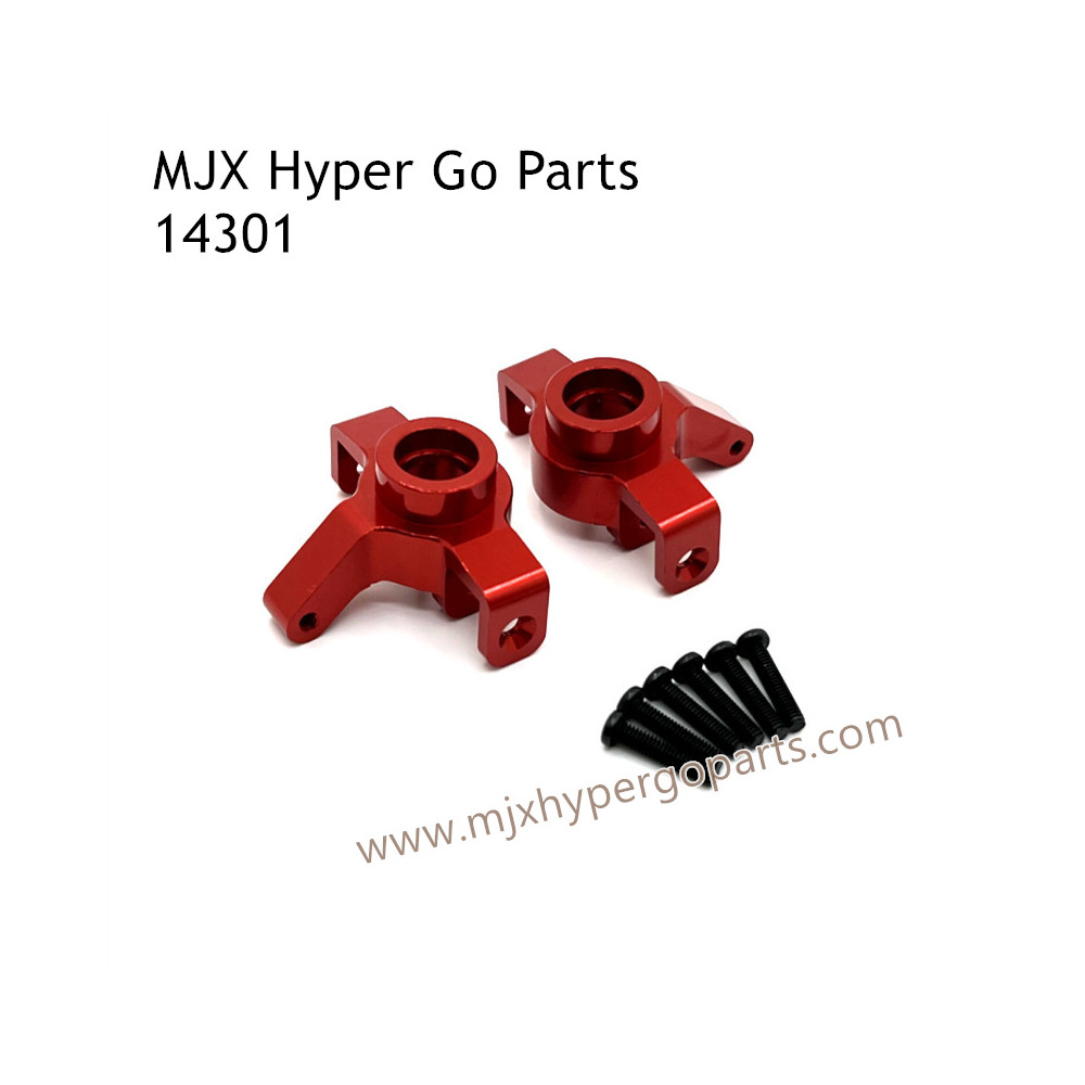 MJX Hyper Go 14301 RC Car Upgrade Parts Front Steering Cups Red MJX Hyper Go 14301 RC Car Upgrade Parts Front Steering Cups Red