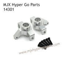 MJX Hyper Go 14301 RC Car Upgrade Parts Front Steering Cups Silver