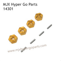 MJX Hyper Go 14301 Upgrade Parts Metal Hex Nuts Gold