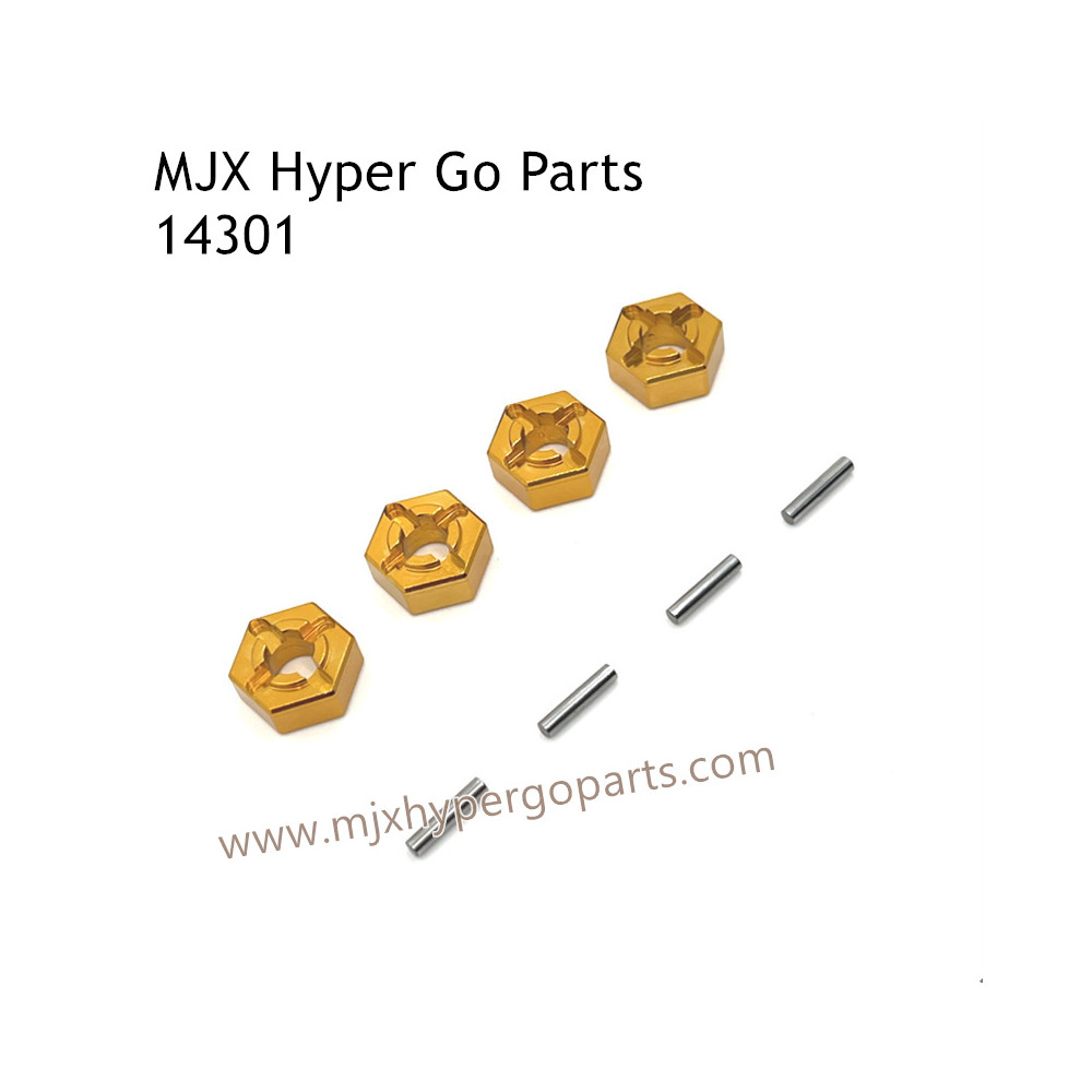 MJX Hyper Go 14301 Upgrade Parts Metal Hex Nuts Gold MJX Hyper Go 14301 Upgrade Parts Metal Hex Nuts Gold