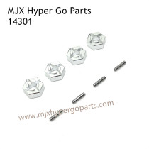 MJX Hyper Go 14301 Upgrade Parts Metal Hex Nuts Silver