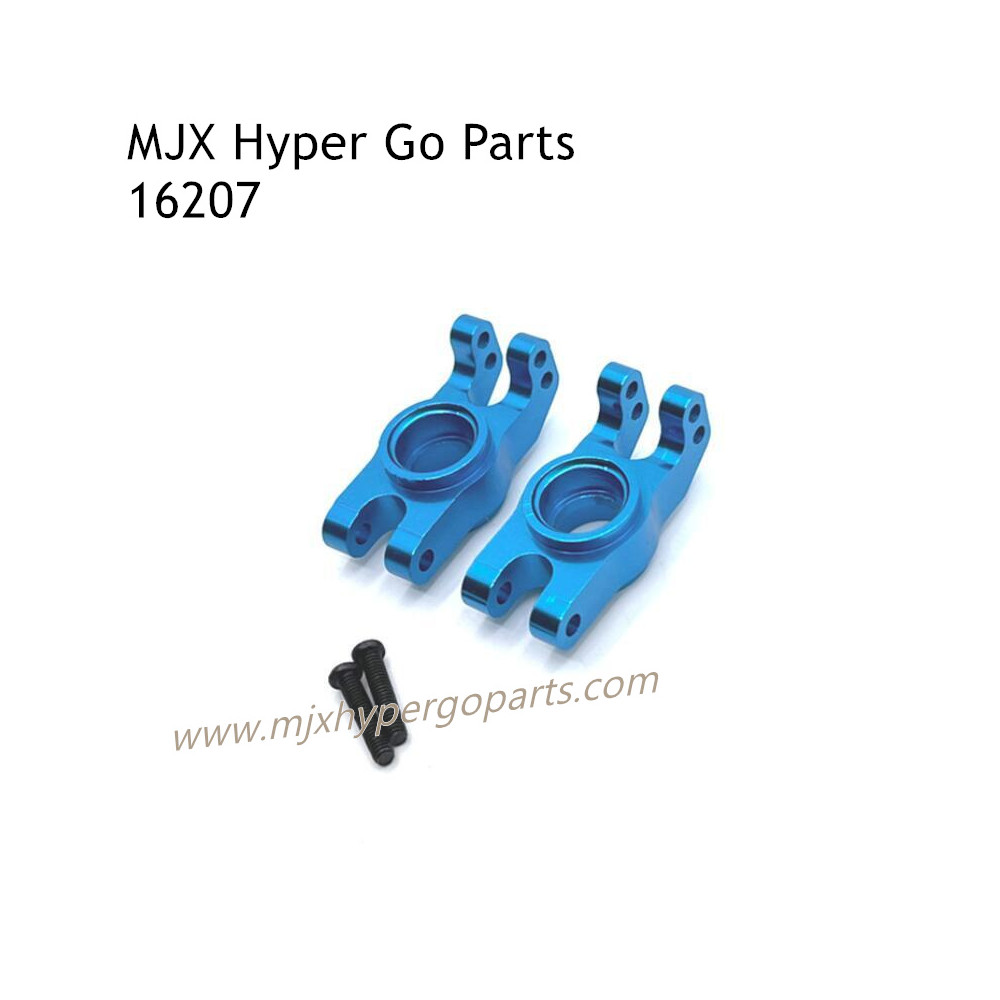 MJX Hyper Go 16207 RC Car Upgrade Parts Rear Wheel Cups Blue MJX Hyper Go 16207 RC Car Upgrade Parts Rear Wheel Cups Blue
