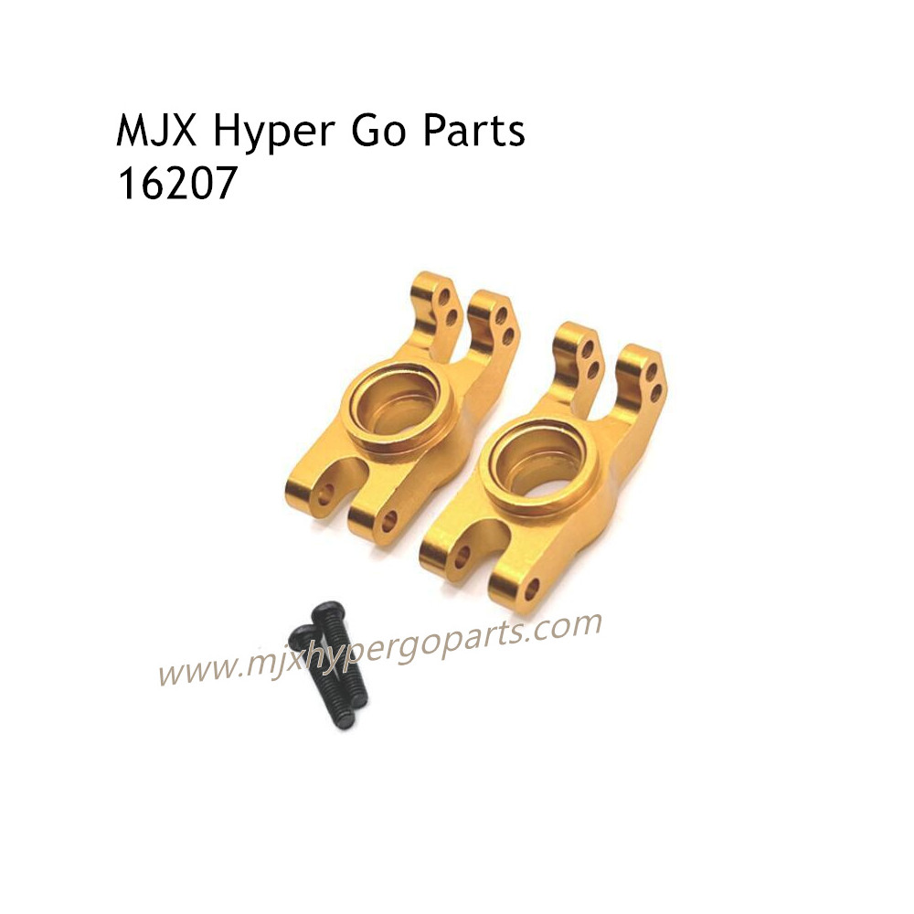 MJX Hyper Go 16207 RC Car Upgrade Parts Rear Wheel Cups Gold MJX Hyper Go 16207 RC Car Upgrade Parts Rear Wheel Cups Gold