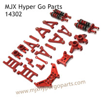 MJX Hyper Go 14302 RC Upgrade Parts Metal Parts Lists Red