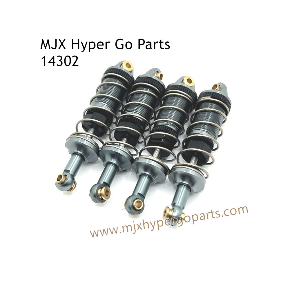 MJX Hyper Go 14302 RC Upgrade Parts Metal Oil Shock Gray MJX Hyper Go 14302 RC Upgrade Parts Metal Oil Shock Gray