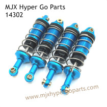 MJX Hyper Go 14302 RC Upgrade Parts Metal Oil Shock Blue
