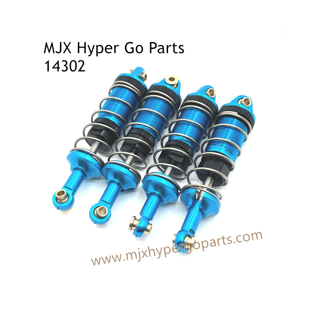 MJX Hyper Go 14302 RC Upgrade Parts Metal Oil Shock Blue MJX Hyper Go 14302 RC Upgrade Parts Metal Oil Shock Blue