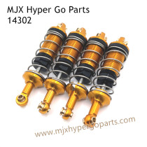 MJX Hyper Go 14302 RC Upgrade Parts Metal Oil Shock Gold