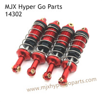 MJX Hyper Go 14302 RC Upgrade Parts Metal Oil Shock Red