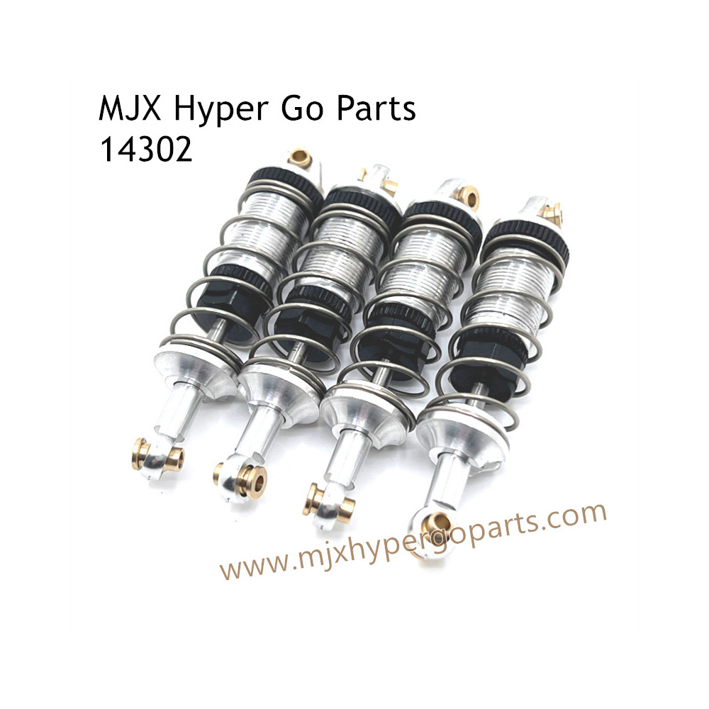 MJX Hyper Go 14302 RC Upgrade Parts Metal Oil Shock Silver MJX Hyper Go 14302 RC Upgrade Parts Metal Oil Shock Silver