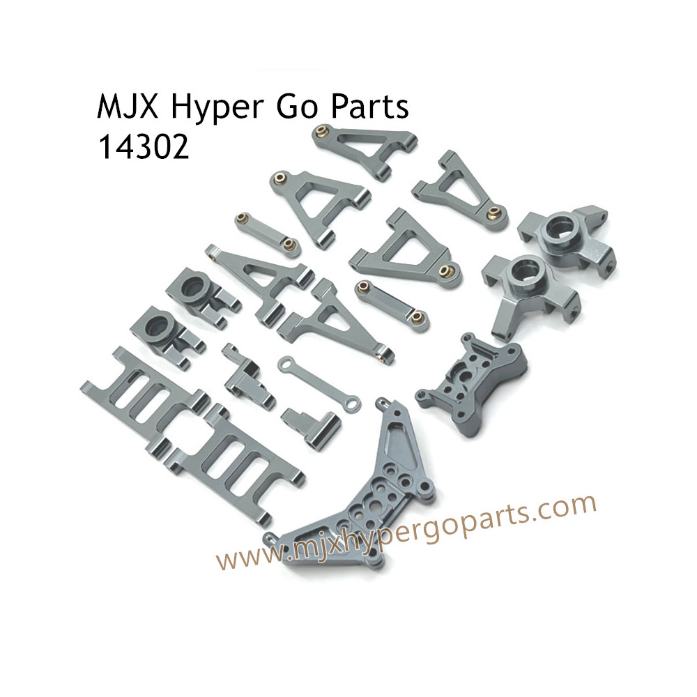 MJX Hyper Go 14302 RC Upgrade Parts Metal Kit Gray MJX Hyper Go 14302 RC Upgrade Parts Metal Kit Gray
