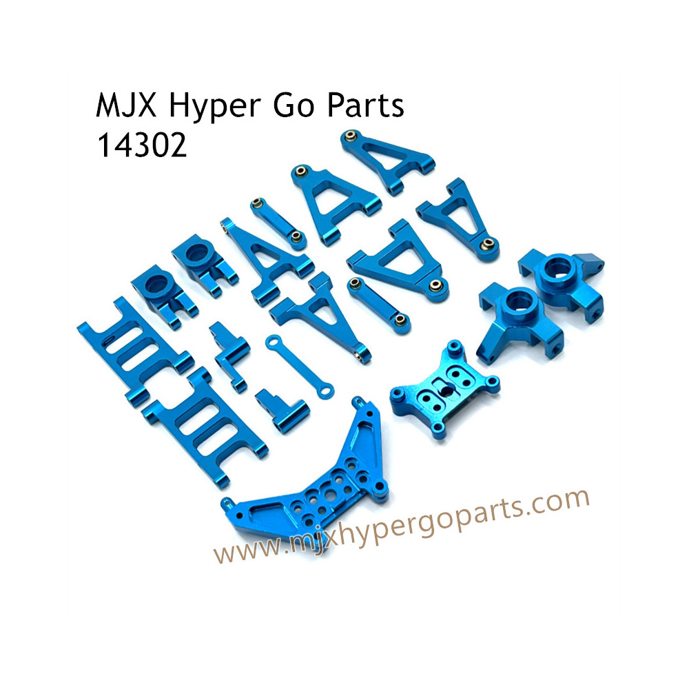 MJX Hyper Go 14302 RC Upgrade Parts Metal Kit Blue MJX Hyper Go 14302 RC Upgrade Parts Metal Kit Blue