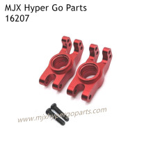 MJX Hyper Go 16207 RC Car Upgrade Parts Rear Wheel Cups Red