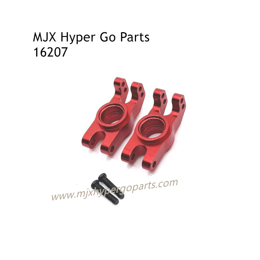MJX Hyper Go 16207 RC Car Upgrade Parts Rear Wheel Cups Red MJX Hyper Go 16207 RC Car Upgrade Parts Rear Wheel Cups Red