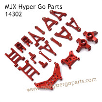 MJX Hyper Go 14302 RC Upgrade Parts Metal Kit Red