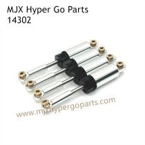 MJX Hyper Go 14302 RC Upgrade Parts Metal Shock Silver