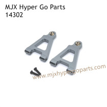 MJX Hyper Go 14302 RC Upgrade Parts Metal Front Lower Swing Arm Gray