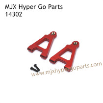 MJX Hyper Go 14302 RC Upgrade Parts Metal Front Lower Swing Arm Red