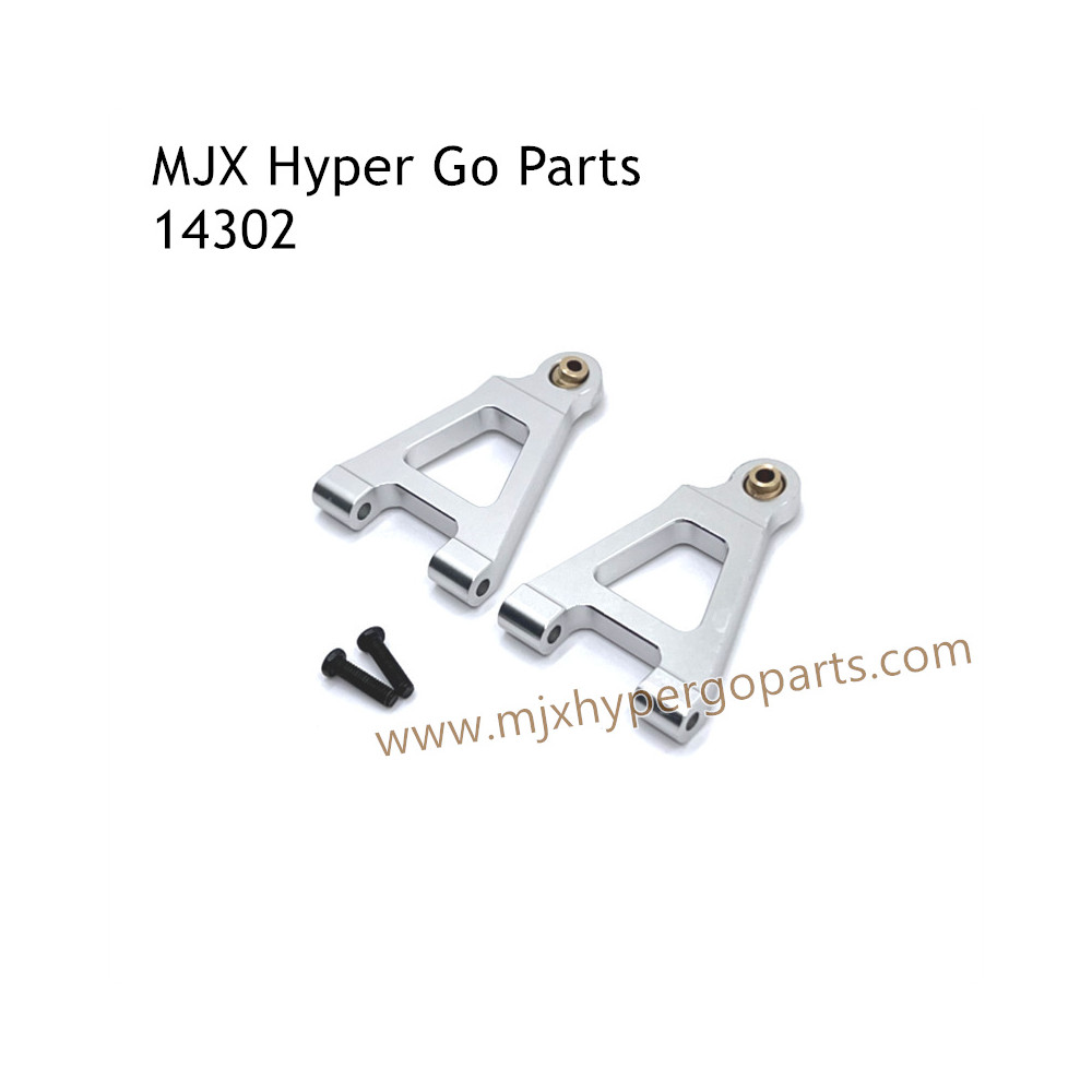 MJX Hyper Go 14302 RC Upgrade Parts Metal Front Lower Swing Arm Silver MJX Hyper Go 14302 RC Upgrade Parts Metal Front Lower Swing Arm Silver