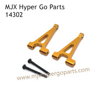 MJX Hyper Go 14302 RC Upgrade Parts Metal Rear Upper Swing Arm Gold