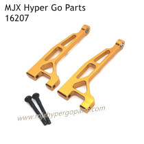 MJX Hyper Go 16207 RC Car Upgrade Parts Rear Upper Swing Arm Gold
