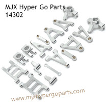 MJX Hyper Go 14302 RC Upgrade Parts Metal Parts List Silver