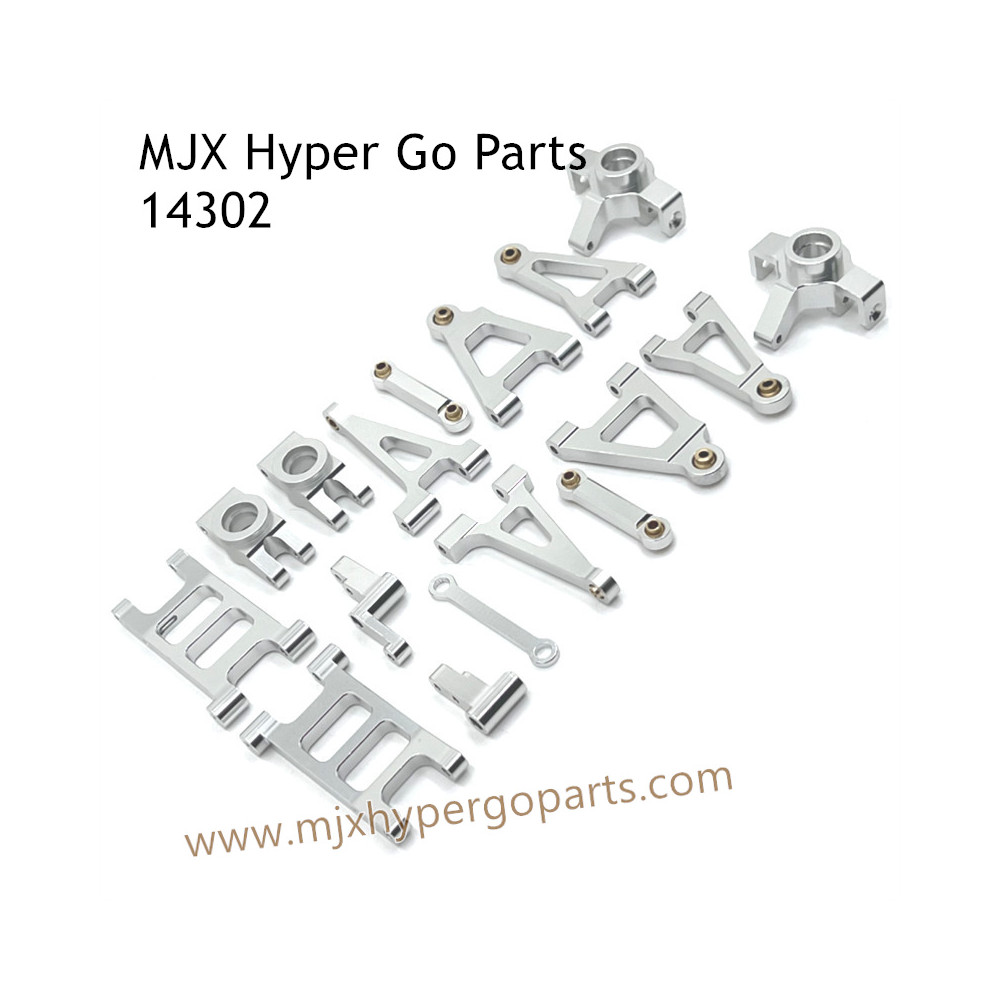 MJX Hyper Go 14302 RC Upgrade Parts Metal Parts List Silver MJX Hyper Go 14302 RC Upgrade Parts Metal Parts List Silver