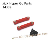 MJX Hyper Go 14302 RC Upgrade Parts Metal Front Connect Rods Red