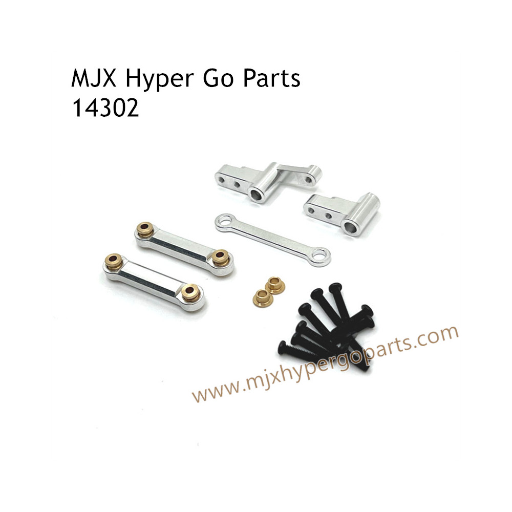 MJX Hyper Go 14302 Upgrade Parts Connect Rod and Steering Kit Silver MJX Hyper Go 14302 Upgrade Parts Connect Rod and Steering Kit Silver