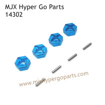 MJX Hyper Go 14302 RC Upgrade Parts Metal Hex Nuts Blue