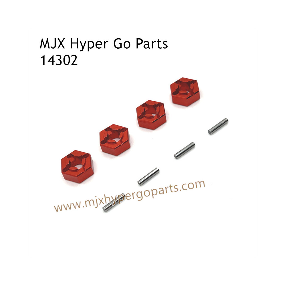 MJX Hyper Go 14302 RC Upgrade Parts Metal Hex Nuts Red MJX Hyper Go 14302 RC Upgrade Parts Metal Hex Nuts Red