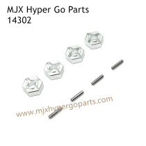 MJX Hyper Go 14302 RC Upgrade Parts Metal Hex Nuts Silver