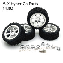 MJX Hyper Go 14302 Upgrade Parts Wheels Silver
